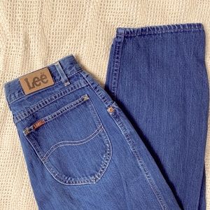 High waisted Lee mom jeans